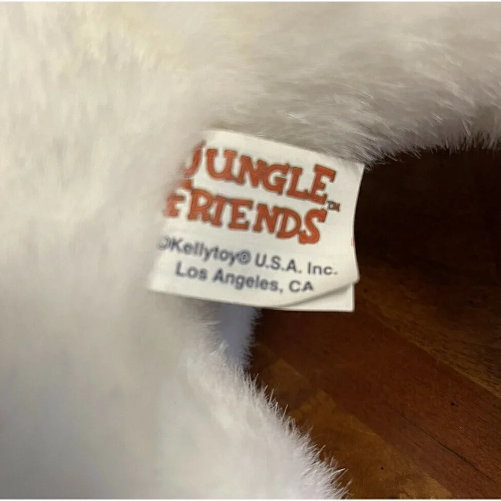 Kellytoy Jungle Friends White Siberian Tiger Plush 21